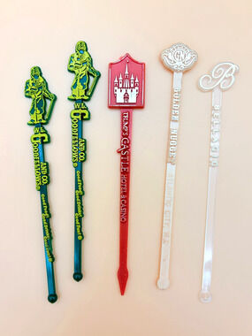 Vintage Casino Swizzle Sticks Trump Castle Golden Nugget Bellagio Goodfellows